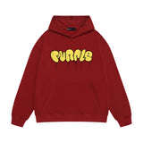 Purple Brand Hoodie Fashion Loose Hooded Sweater