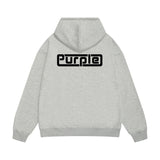 Purple Brand Hoodie Fashion Loose Hooded Sweater