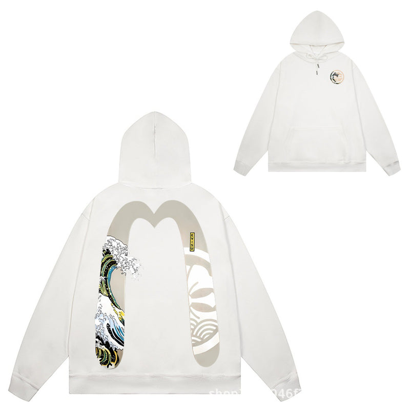 Evisu Hoodie print men and women