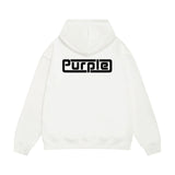 Purple Brand Hoodie Fashion Loose Hooded Sweater