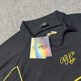 Corteiz T Shirt Black Basketball Jersey Sports and Leisure