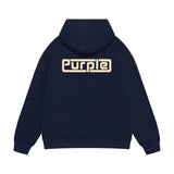 Purple Brand Hoodie Fashion Loose Hooded Sweater