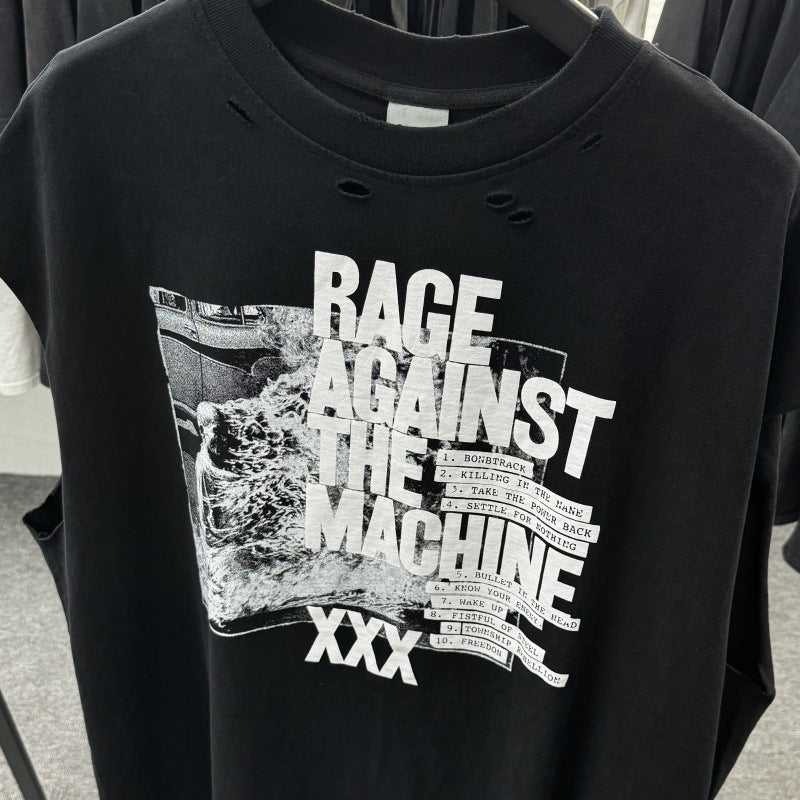 Men Vintage T-Shirts  SAINT MICHAEL "RAGE AGAINST THE MACHINE"