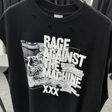 Men Vintage T-Shirts  SAINT MICHAEL "RAGE AGAINST THE MACHINE"