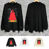 Purple Brand Long Sleeve T-Shirt Fashion Loose Long Sleeve Top
