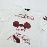 ERD T Shirts Summer Street Punk Rock Loose Short Sleeve T-shirt