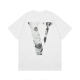 Vlone T Shirt Spring Summer Crew Neck Short Sleeve