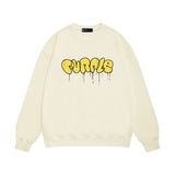 Purple Brand Sweatshirt Loose Crew Neck Sweater