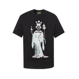 Denim Tears T Shirts 24S Kapok Geometric Pattern Short Sleeve T-shirt