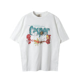 Mens Vintage T-Shirts Vintage Short Sleeve T-Shirt Purey Casper