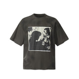 ERD T Shirts Retro round Neck Short Sleeves Summer Loose