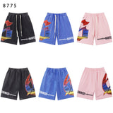 Godspeed Shorts GOD Letter Pattern Casual Loose Shorts