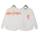 Palm Angle Sweatshirt Palm Angels Graffiti Letter Long Sleeve T-shirt Men and Women High Street Couple