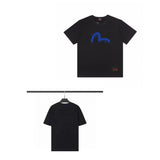 Evisu T Shirts Loose Versatile Casual T-Shirts
