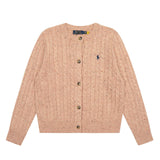 Ralph Lauren Knitted sweaters RL pips yarn knitted twist sweater cardigan