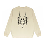 Purple Brand Long Sleeve T-Shirt Fashion Loose Long Sleeve Top