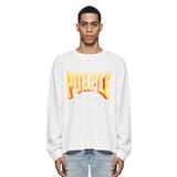Purple Brand Long Sleeve T-Shirt Fashion Loose Long Sleeve Top