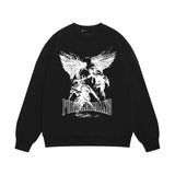 Purple Brand Sweatshirt Loose Crew Neck Sweater