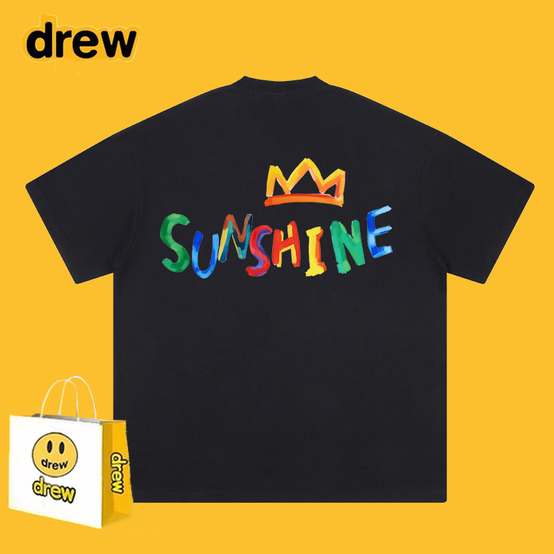 Drew T Shirts Short-Sleeved Clothes Heavy Weight