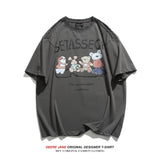 Men's T-Shirts Short-Sleeved T-shirt Men's Summer Couple Casual Loose