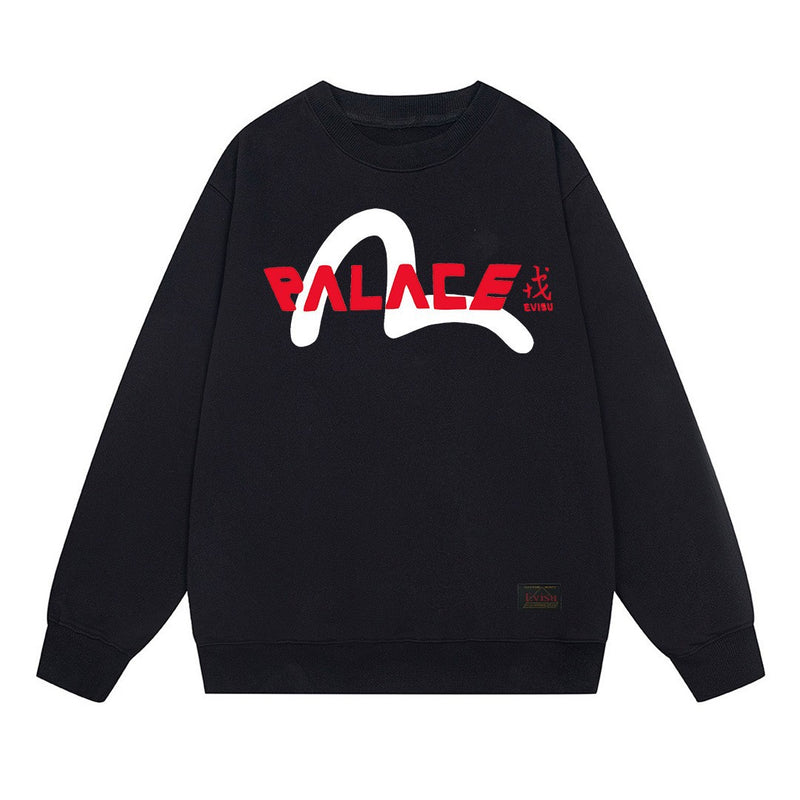 Evisu Sweatshirts Loose Casual Unisex Sweater