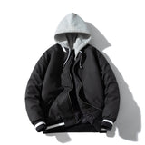 Men's Vintage Jackets Motorcycle Jacket Men's Autumn and Winter Cotton Jacket
