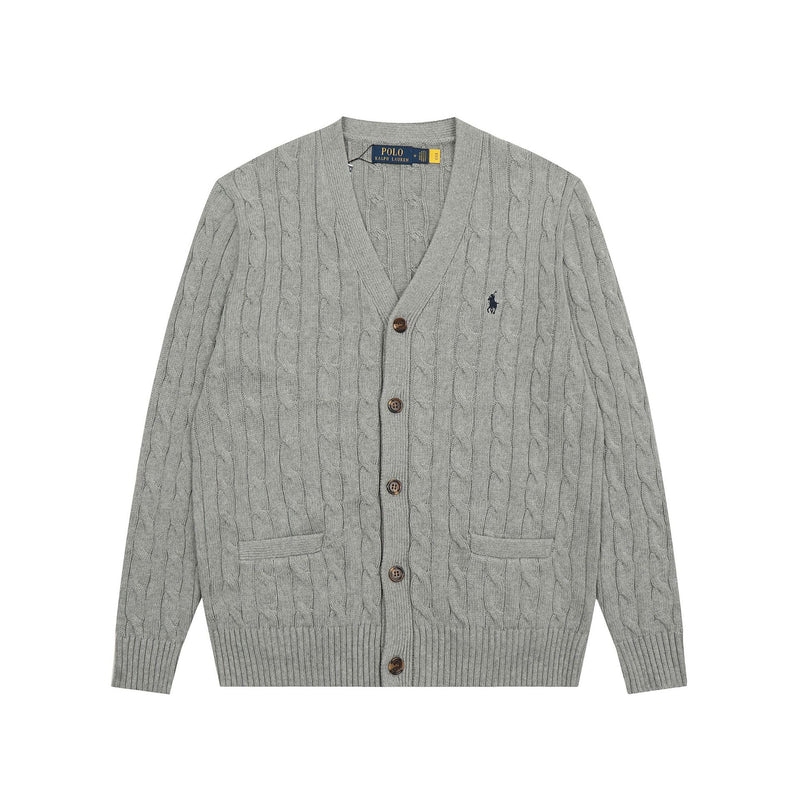 Ralph Lauren Knitted sweaters Ralph Pony standard autumn and winter cardigan sweater women's V-neck long sleeves