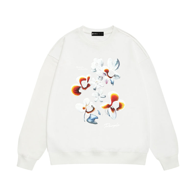 Purple Brand Sweatshirt Loose Crew Neck Sweater