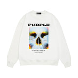Purple Brand Sweatshirt Loose Crew Neck Sweater