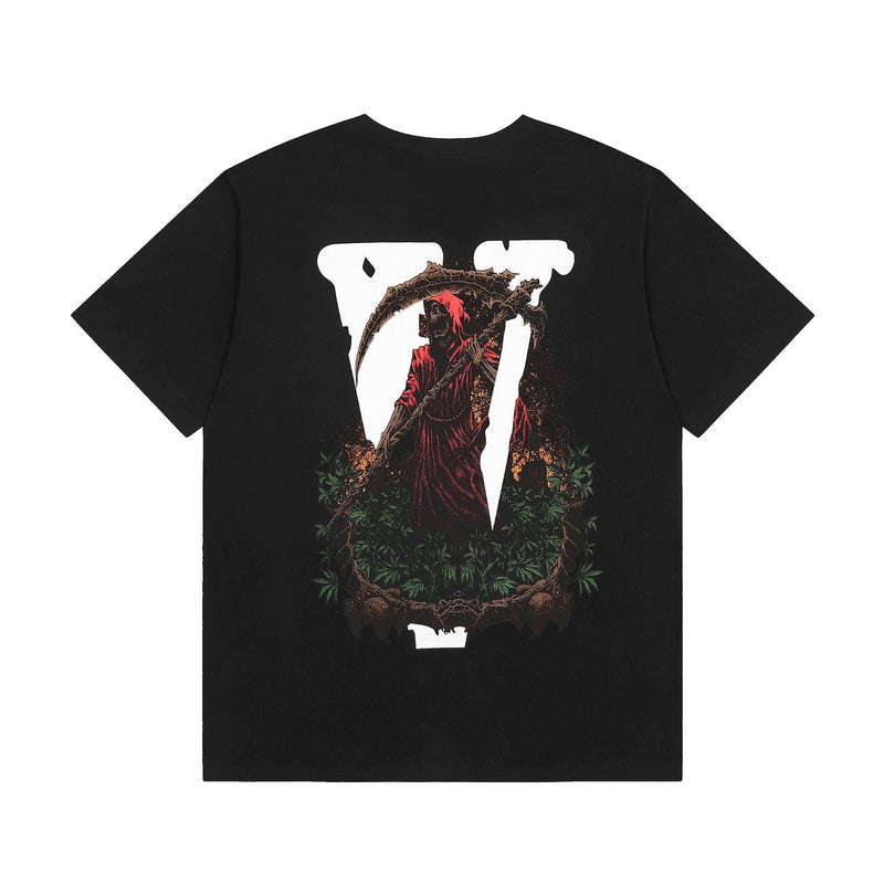 Vlone T Shirt Spring Summer Crew Neck Pullover Short Sleeve