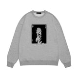Purple Brand Sweatshirt Loose Crew Neck Sweater