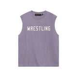 Fog Essentials tank spring summer FOG letter crew neck vest