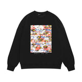 Purple Brand Sweatshirt Loose Crew Neck Sweater
