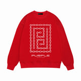 Purple Brand Sweatshirt Loose Crew Neck Sweater