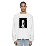 Purple Brand Long Sleeve T-Shirt Fashion Loose Long Sleeve Top
