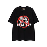 Gallery Dept T Shirts Gallery Dept Graffiti Printing Letter Los Angeles Loose Street Short Sleeve T-shirt