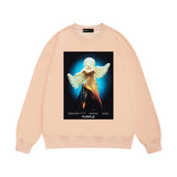 Purple Brand Sweatshirt Loose Crew Neck Sweater