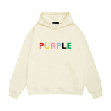 Purple Brand Hoodie Fashion Loose Hooded Sweater