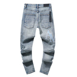 Amiri Jeans Trendy Fake Ripped Jeans