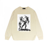 Purple Brand Long Sleeve T-Shirt Fashion Loose Long Sleeve Top