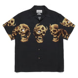 GUILTYPARTIES TIGER Shirts Skull Hawaiian Short Sleeves