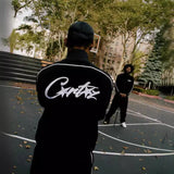 Corteiz Jacket & Pants 2 piece set  Fleece Zipper Jacket Casual