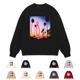 Purple Brand Sweatshirt Loose Crew Neck Sweater