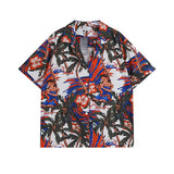 Rhude T Shirt Casual Short Sleeve Shirt Men's and Women's Shorts Shirt