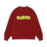 Purple Brand Sweatshirt Loose Crew Neck Sweater