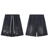 Purple Brand Shorts Summer Men Large Size Loose Casual