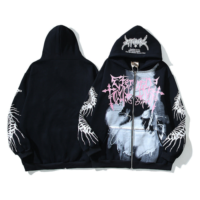 HS Hoodie Dinosaur Keel Printing