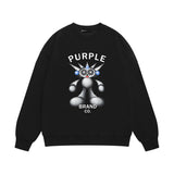 Purple Brand Sweatshirt Loose Crew Neck Sweater