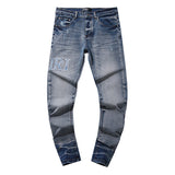 Amiri Jeans Embroidered Stretch Slim-Fit Jeans