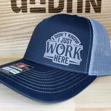 Trendy flat brimmed hat adjustable sunshade
